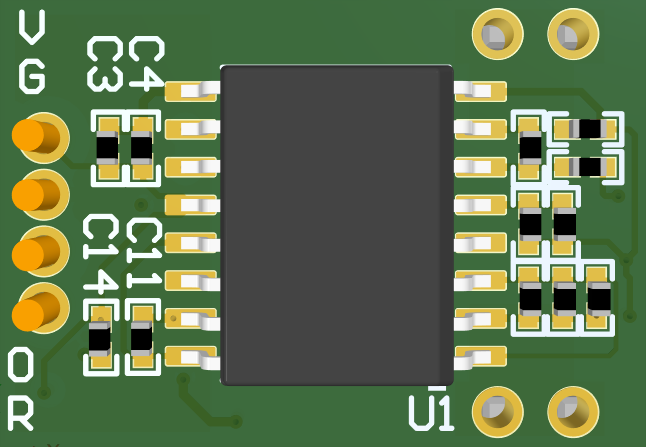  AMC3302 Leiterplatte