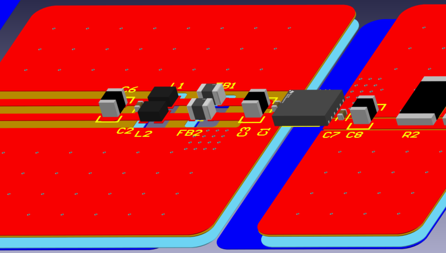  3D View of the Faraday
                    Shield