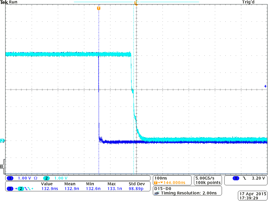 SN65HVDA1040A-Q1 t(LOOP) Delay Waveform
Recessive to Dominant SN65HVDA1040A-Q1 tLoop_Delay_Waveform_Recessive_to_Dominant.gif
