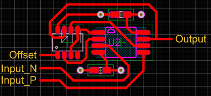 RES11A Single-Layer Instrumentation Amplifier
                                                  Implementation