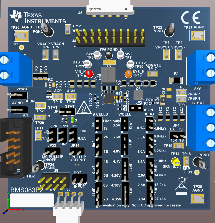 BQ25690EVM BQ2569X/69X-Q1EVM E2 Hardware Board