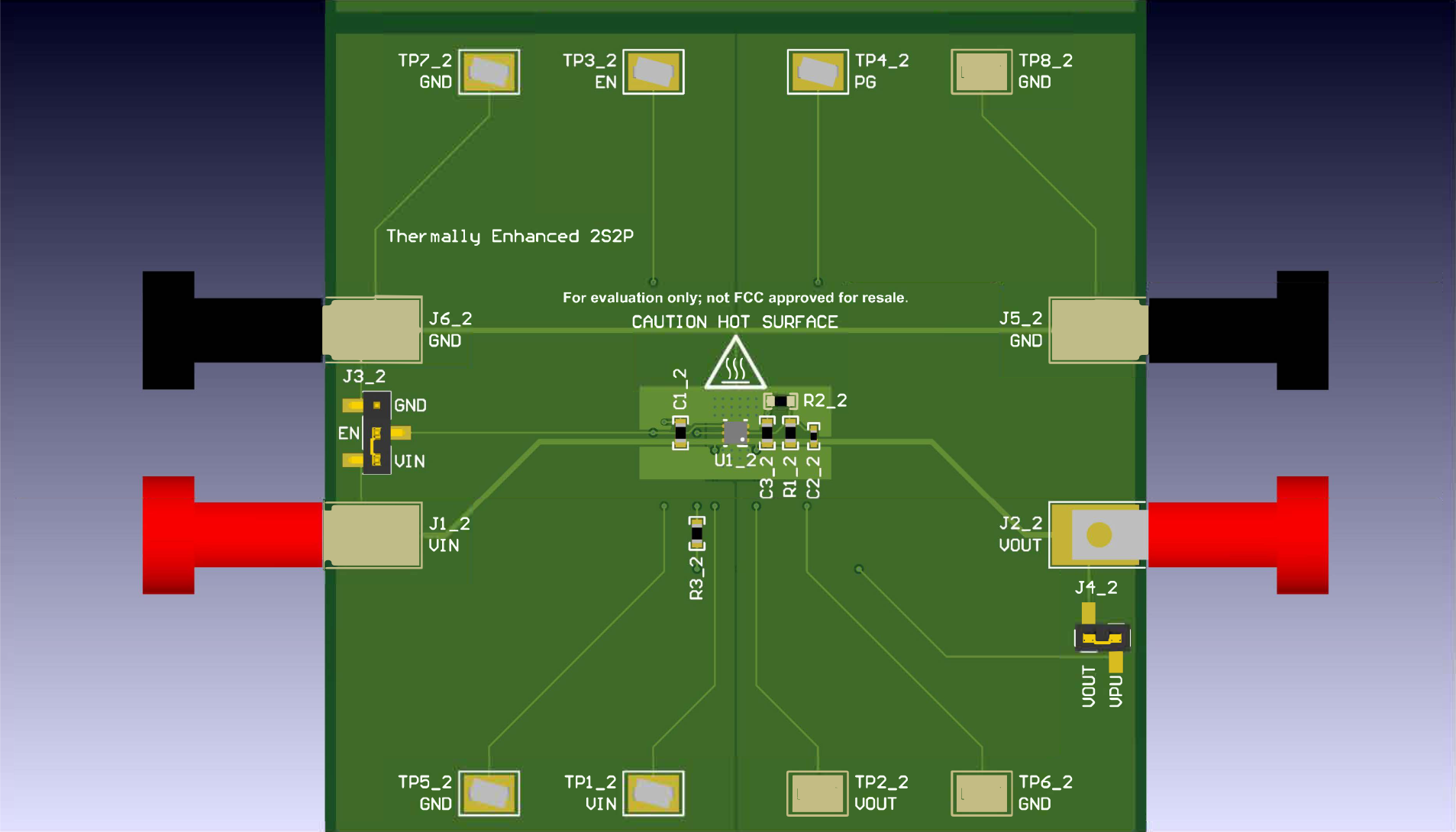  TPS745 (WSON) Thermally Enhanced Layout