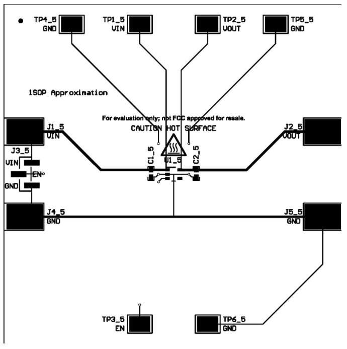  TLV755P (SOT-23) 1S0P Approximation Top Layer
