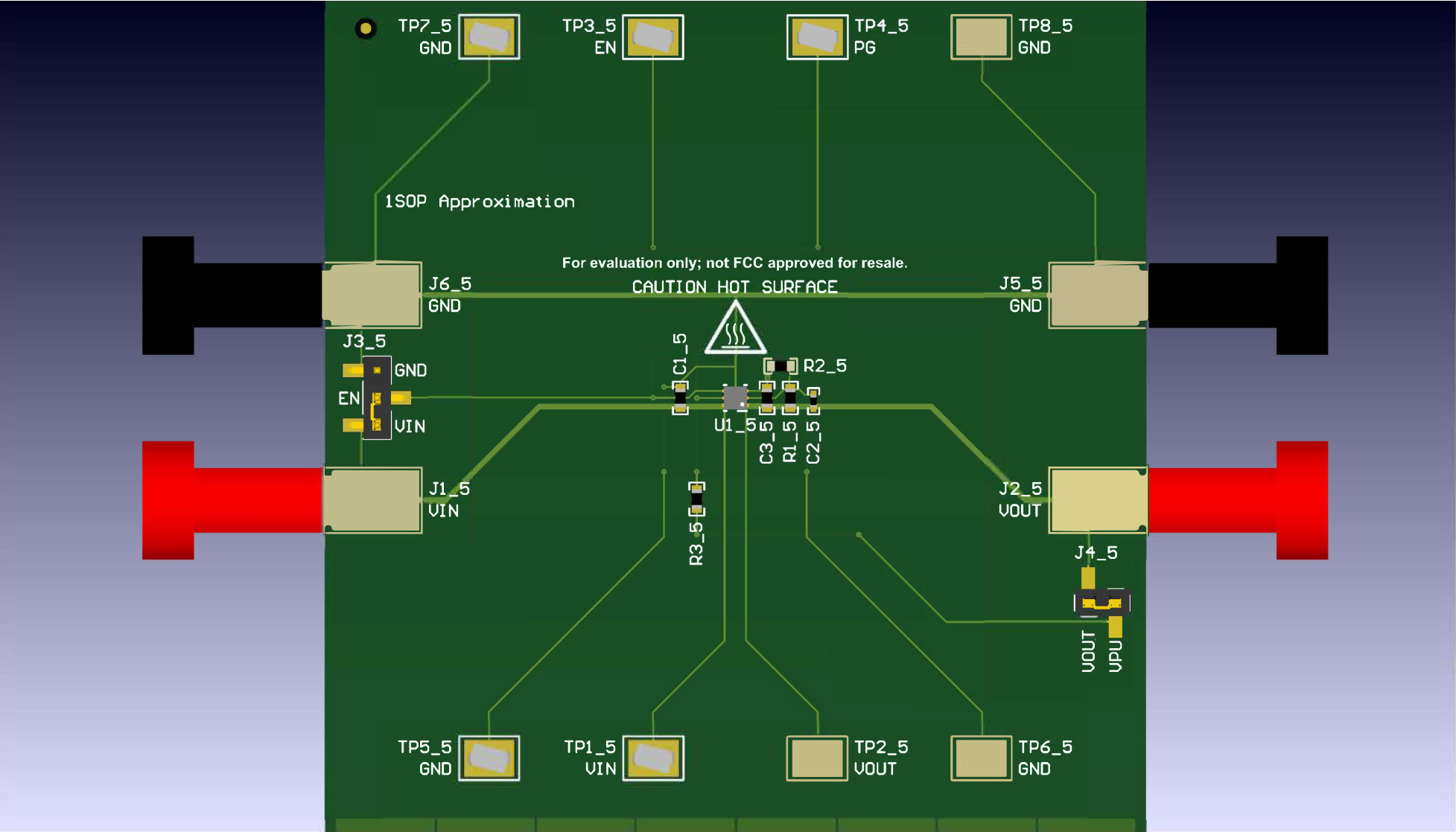  TPS745 (WSON) 1S0P Approximation Layout