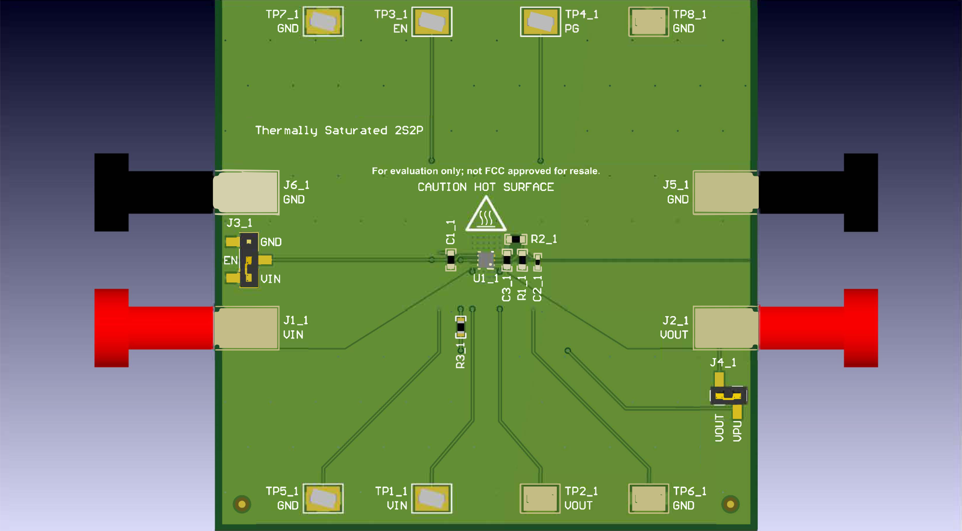  TPS745 (WSON) Thermally Saturated Layout