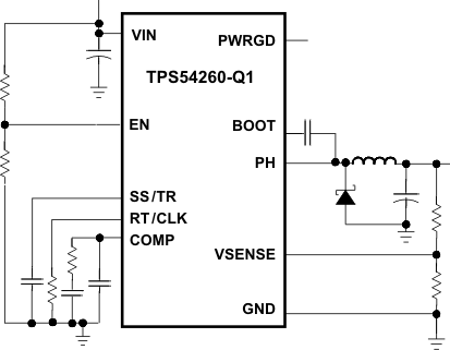 TPS54260-Q1 Space
Simplified Schematic TPS54260-Q1 sim_sch_lvsah8.gif