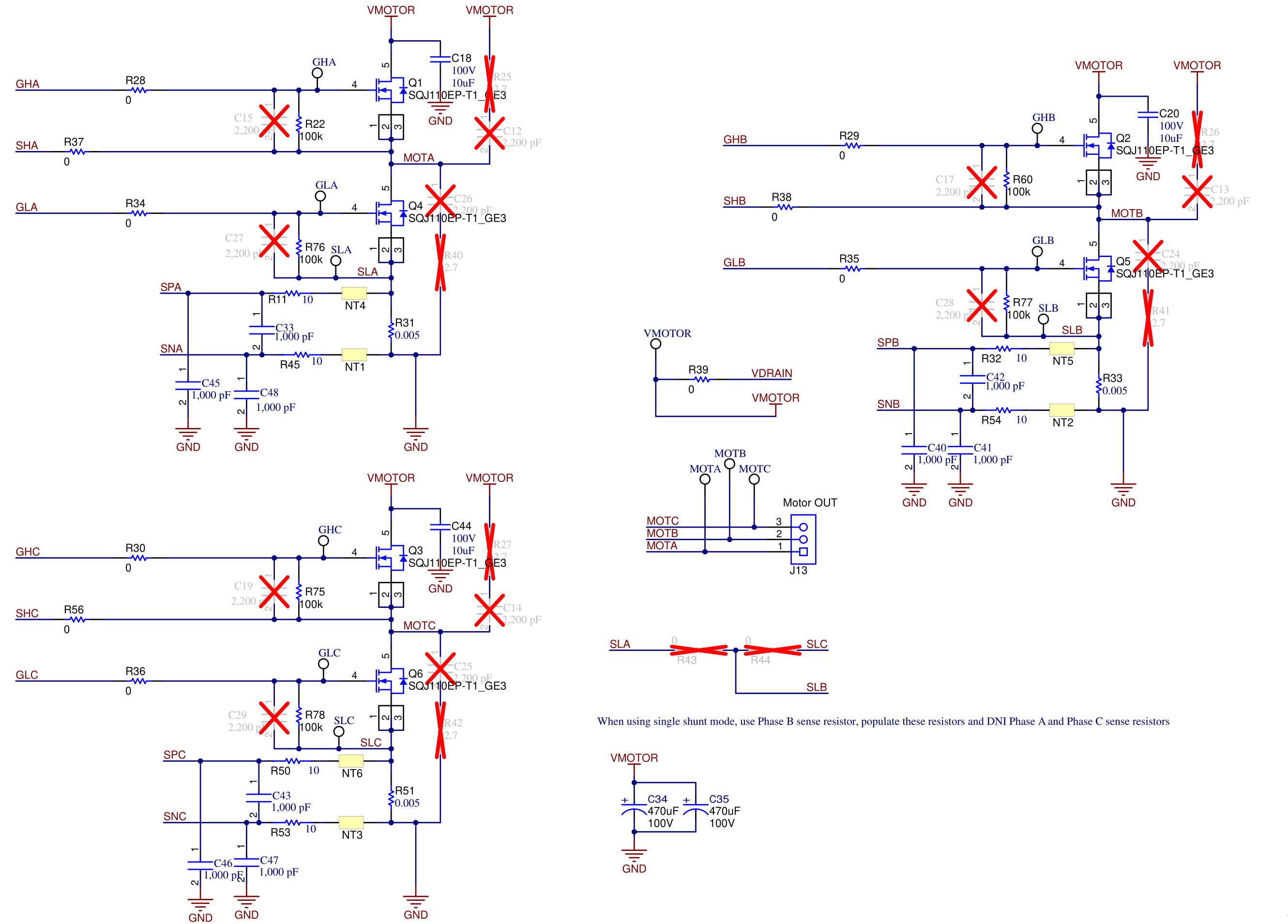DRV8363-Q1EVM Schematic 2