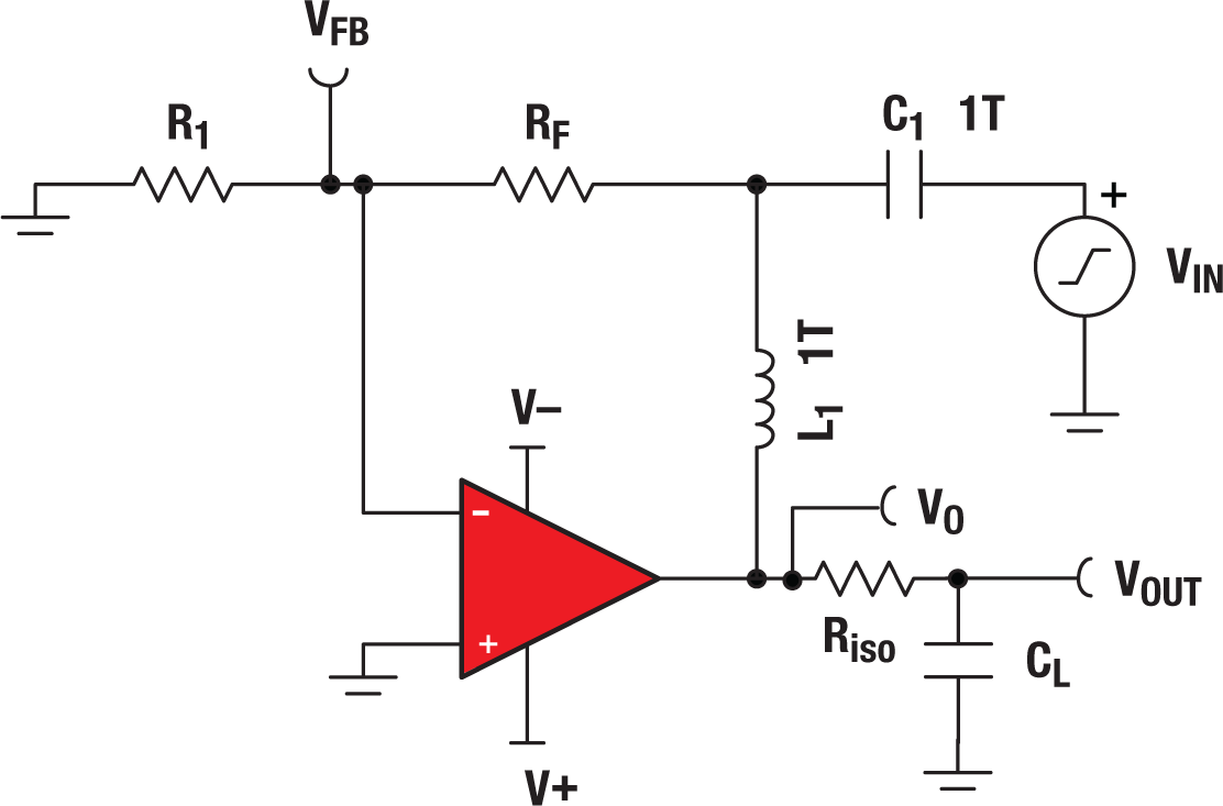  Common spice test circuit used for stability