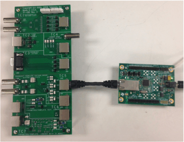  DP83867 通過 CAT5e 電纜連接到測試裝置