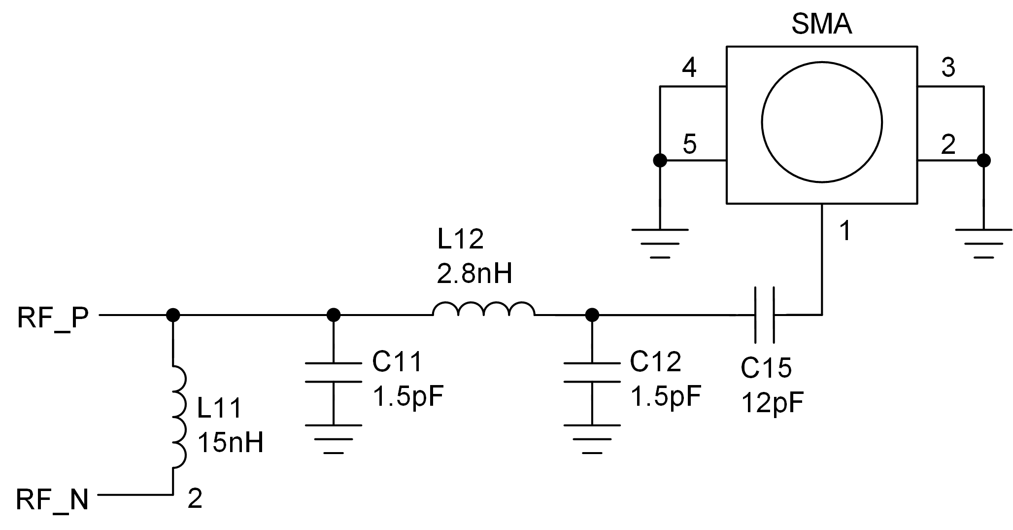CC1354P10-6 采用外部偏置時(shí)的單端 RX/TX (2.4GHz)