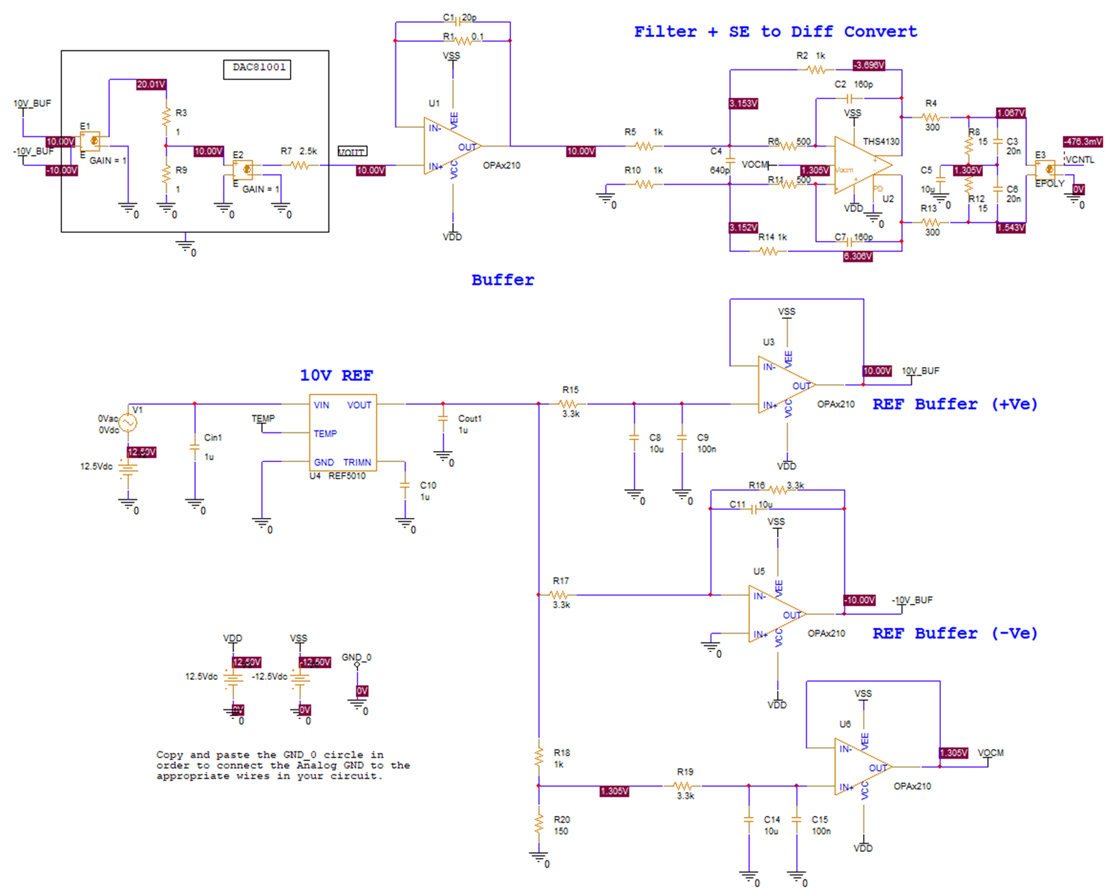 AFE58JD48 DAC8830 DAC8801 DAC81001 OPA2210 THS4130 REF5040 REF5010 建議 3 VCNTL 驅(qū)動(dòng)電路的 PSpice-TI 仿真 GUID-2D630239-CFE8-4CB7-A318-568DB0A37364-low.png