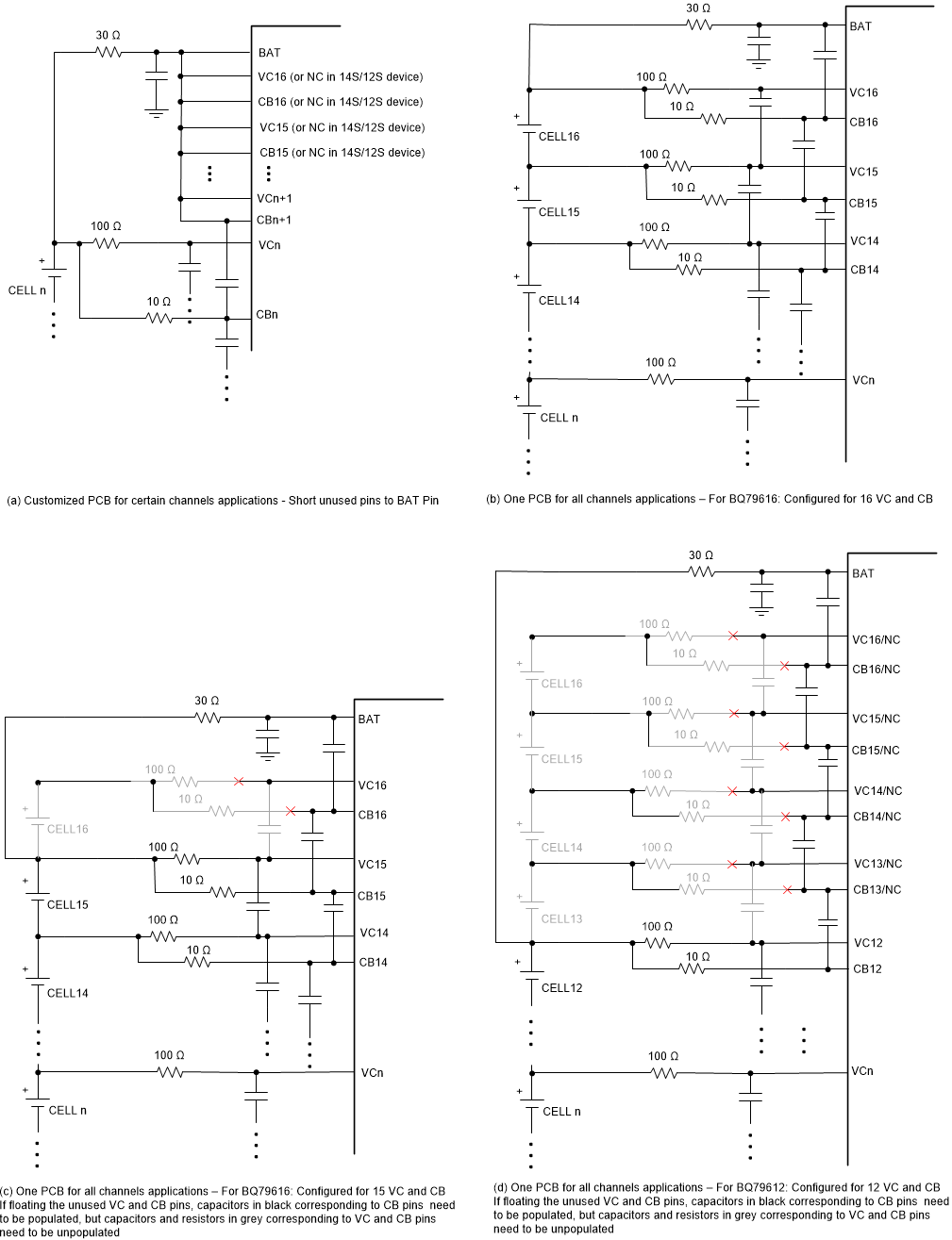  連接少于 16 個(gè)電芯