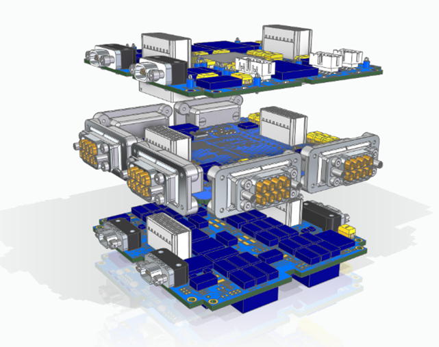 TPS7H4001-SP, TPS50601A-SP, TPS7H1101A-SP, TPS7A4501-SP, TPS7H2201-SP, TMP461-SP, LM4050QML-SP, LM139AQML-SP, SN54AC00-SP STAR-Tiger 路由交換板布置 GUID-20230518-SS0I-QBLX-PXTQ-VFPBN0MXDHPS-low.png