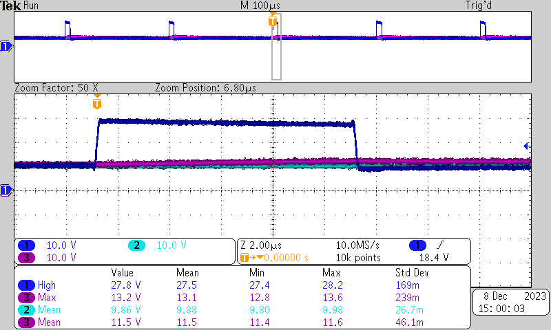 5kHz 仿真 EFT 突發(fā)測(cè)試 TMUX7309F 放大圖