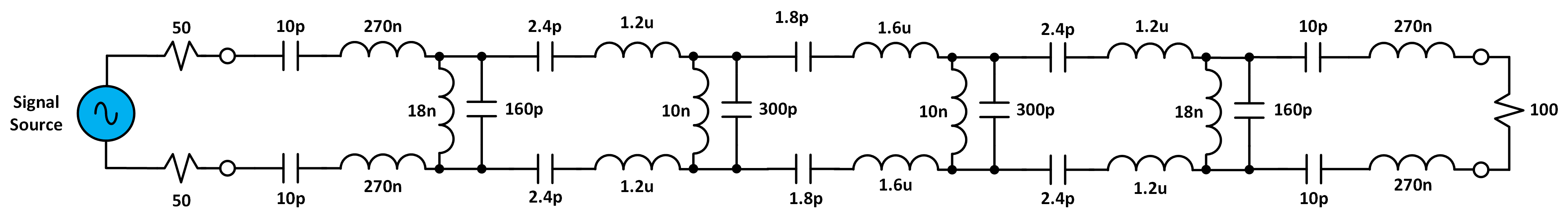  九階模擬濾波器，合成