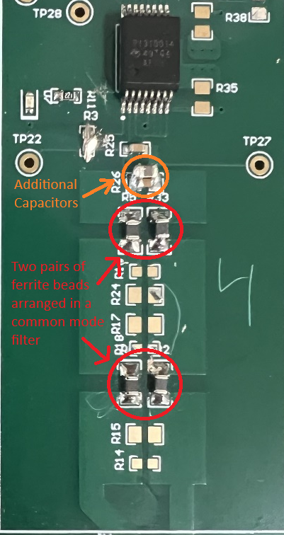  已安裝 EMI 濾波器