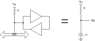  具有已定義電平的非活動總線模式