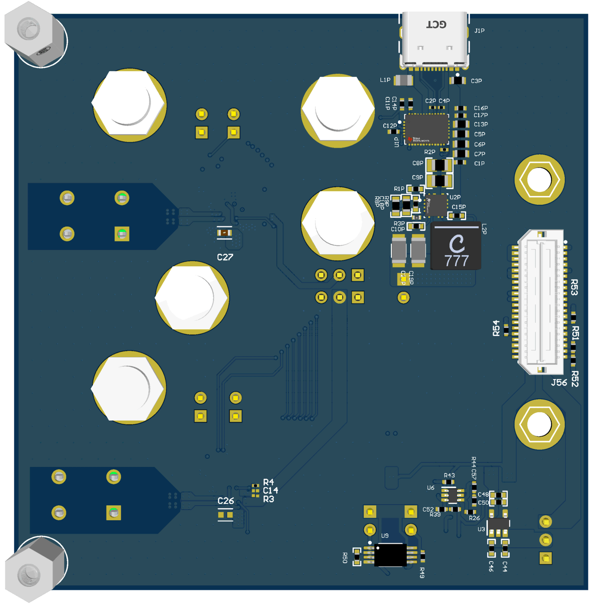  參考共享升壓平臺底視圖