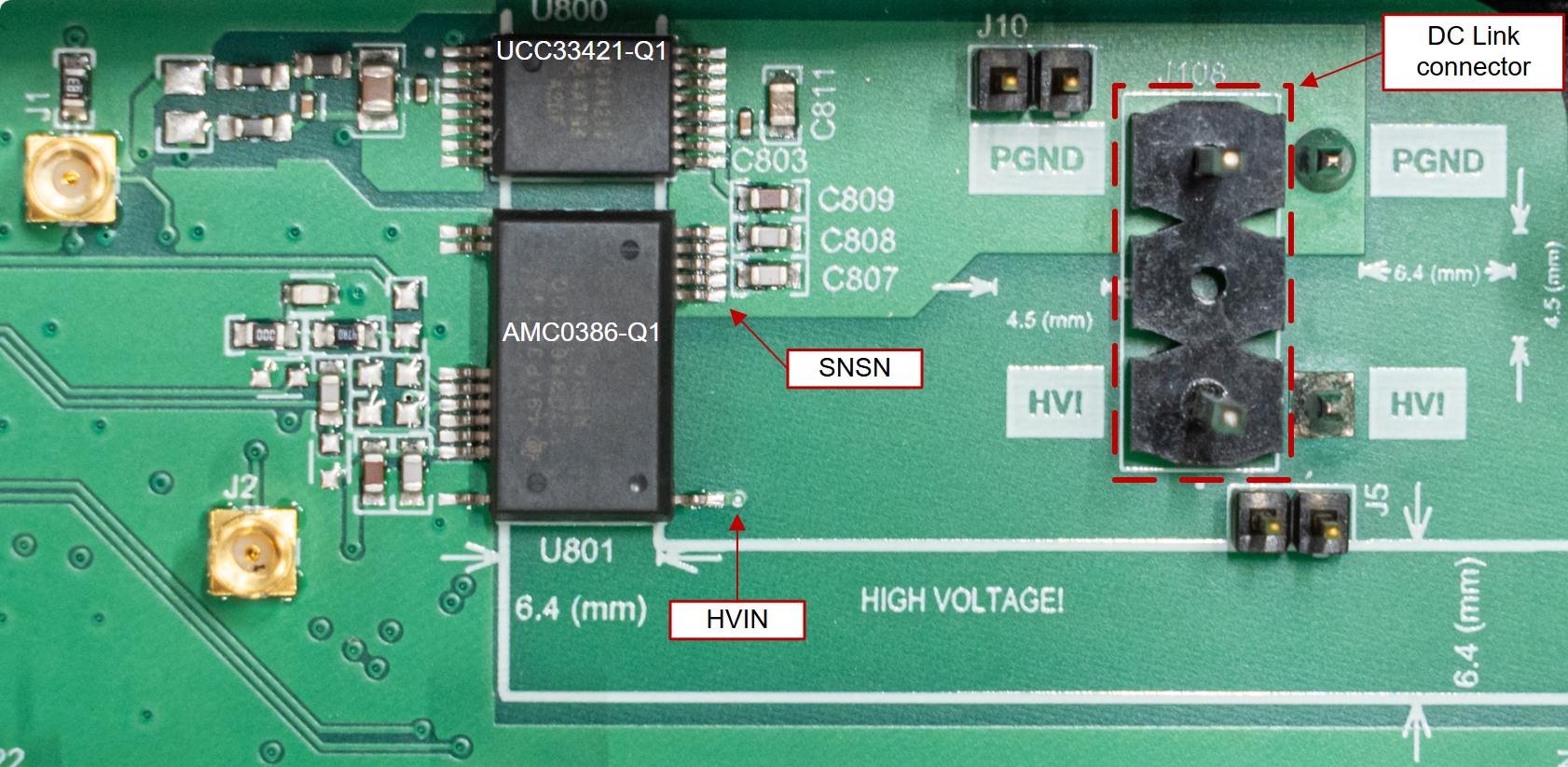  TIDM-02014 采用 AMC0381M10 的直流鏈路電壓檢測(cè)子系統(tǒng)