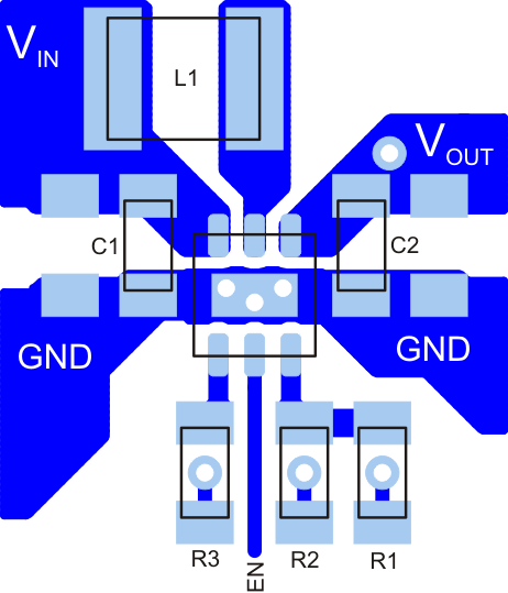 TPS61260 TPS61261 layout_lvsa99.gif