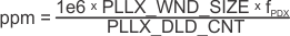 LMK04906 ppm_equation_1e6_bounding.gif