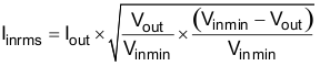 TPS65279 TPS65279 eq14_Iinrms_lvsbv9.gif