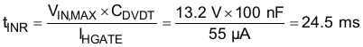 TPS24770 TPS24771 TPS24772 TPS24770 TPS24771 TPS24772 Eq61_tINR_slvscz3.gif