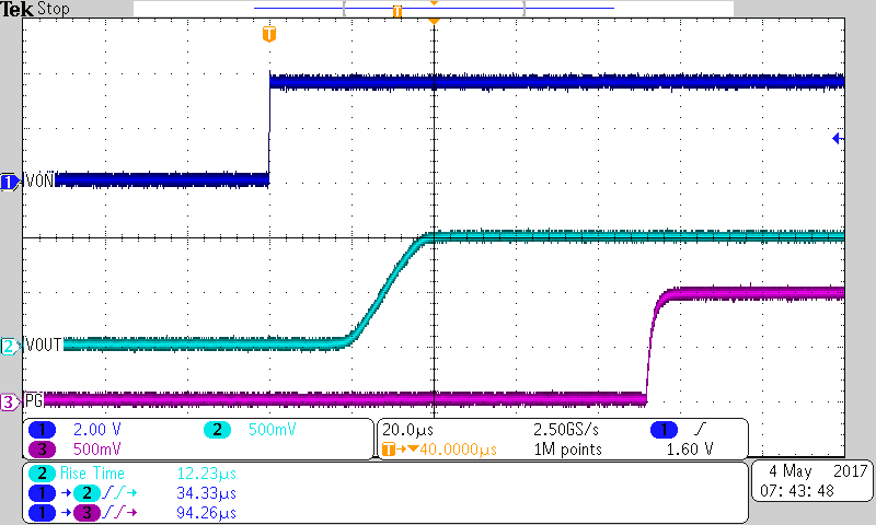 TPS22971 Fast Turn-On Response TPS22971 1p0_Rise_Cin10.png