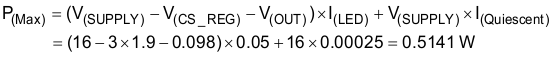 TPS92610-Q1 eq06-Pmax_SLDS233.gif