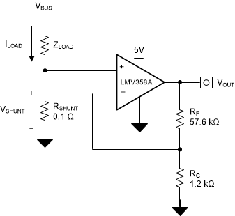 LMV321A LMV358A LMV324A 低側(cè)電流感測(cè)應(yīng)用中的 LMV3xxA