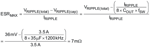 TPS40303 TPS40304 TPS40305 deq_esrmax_lus964.gif