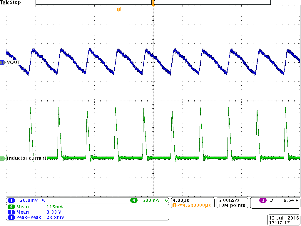 TPS62147 TPS62148 Output Voltage Ripple GUID-A236C037-89B3-4035-AADF-82D094B3AE00-low.png