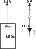 PCF8575 Device Supplied by a Lower Voltage