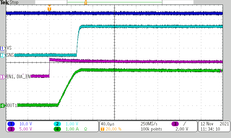 TPS272C45 ISNS Settling Time on DIA_EN Transition GUID-20211116-SS0I-FKQB-M0J5-M2JMHRFZT1M9-low.png