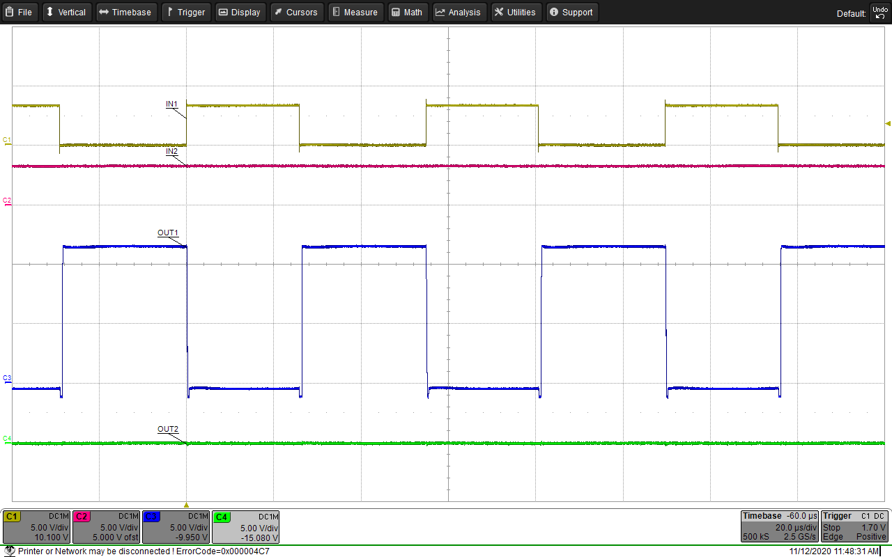 具有 50% 占空比、INx 和 OUTx 電壓的電機的 PWM 驅(qū)動 GUID-20201112-CA0I-MVB9-FRW6-MPDTWB7KMRCP-low.png