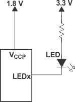 TCAL6416 由較低電壓供電的器件