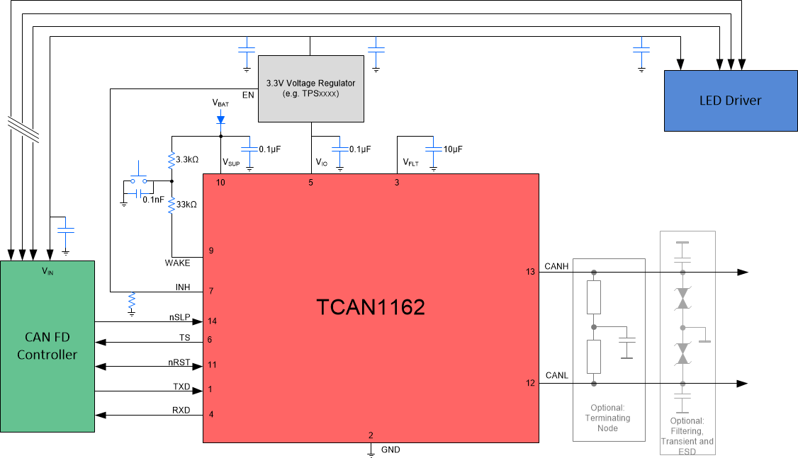 TCAN1162-Q1 簡化版原理圖