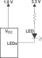 TCAL9538 由較低電壓供電的器件