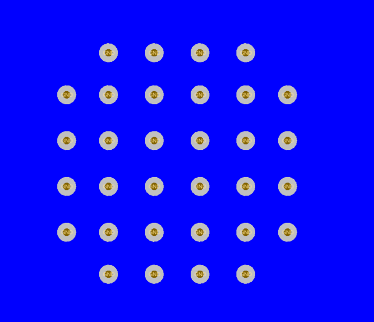 LMK5C33414AS1 LMK5C33414AS1 的 PCB 布局示例，底層