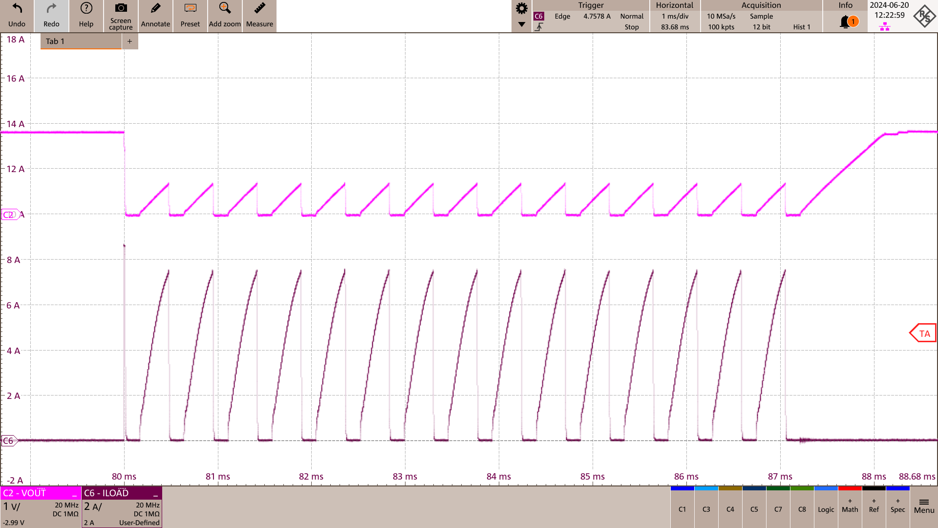 TPSM82866C 斷續(xù)短路保護