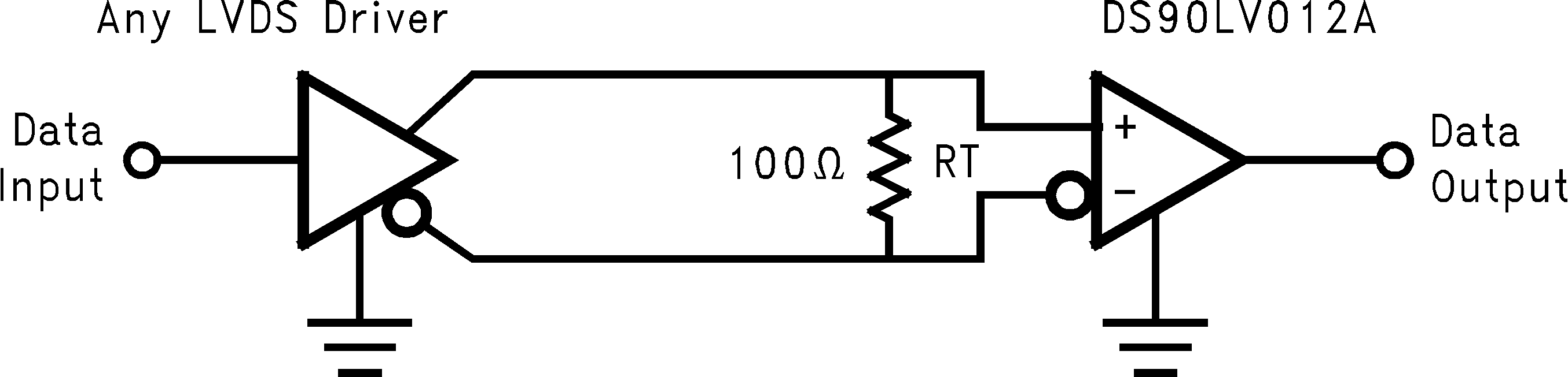 DS90LT012A DS90LV012A 平衡系統(tǒng)點(diǎn)對(duì)點(diǎn)應(yīng)用 (DS90LV012A)