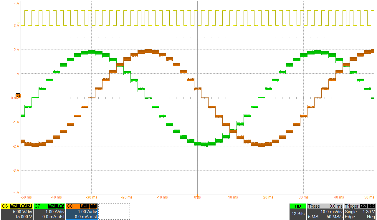 DRV8434A-Q1 智能調(diào)諧紋波控制衰減的 1/8 微步進