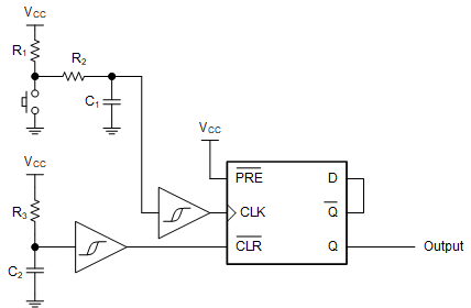 SN74AC74-Q1 典型應(yīng)用原理圖
