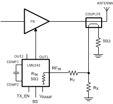 LMV242 LMV2421 具有額外衰減的簡化 PA 控制環(huán)路