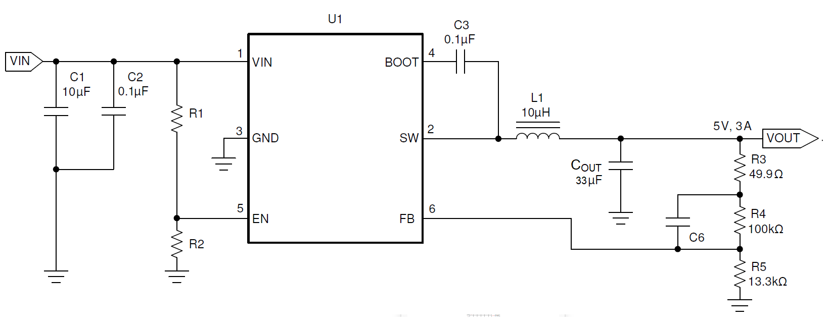 TPS543021 5V、3A 參考設(shè)計(jì)