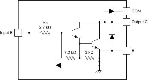 ULN2003A-ULN2003A Block Diagram