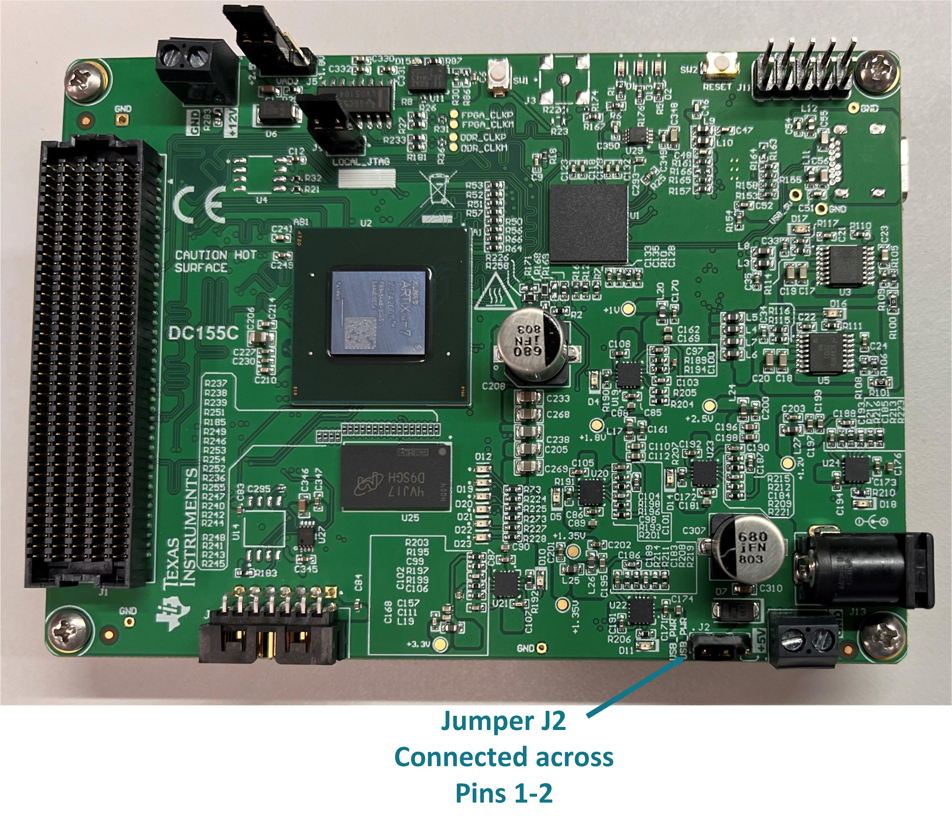 ADC3663 ADC3662 ADC3661 TSWDC155EVM 跳線 J2