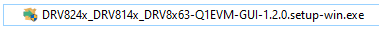 DRV8243S-Q1EVM, DRV8243H-Q1EVM, DRV8244S-Q1EVM, DRV8244H-Q1EVM, DRV8245S-Q1EVM GUI 應(yīng)用程序存檔內(nèi)容