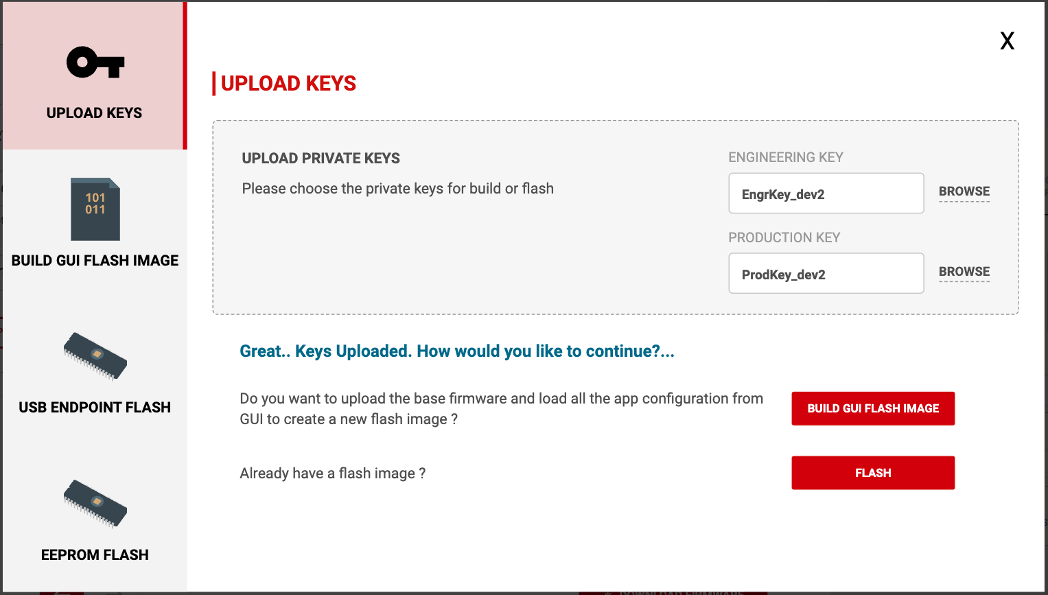 TPS25761 TPS25762 TPS25763 TPS25764 TPS25772 “上傳密鑰”頁(yè)面