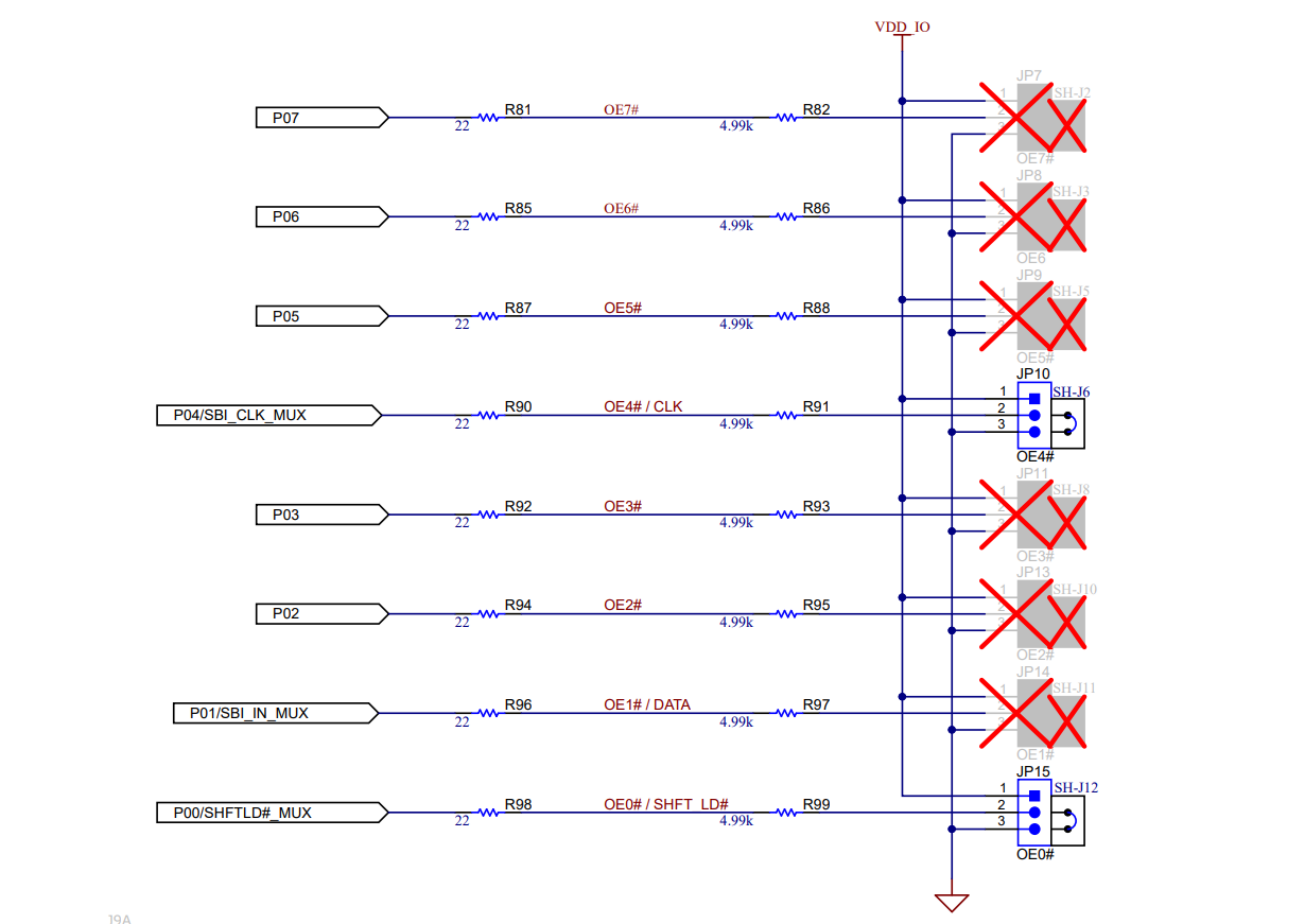 LMKDB1108EVM 輸出使能引腳 (OE#)